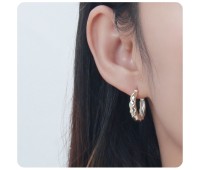 Appealing Silver Hoop Earring HO-2511